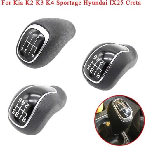 Manual Stick Gear Shift Knob Lever Shifter 6 Speed Shifter Lever Stick Pen Shifter For Kia K2 K3 K4 Sportage Hyundai IX25 Creta