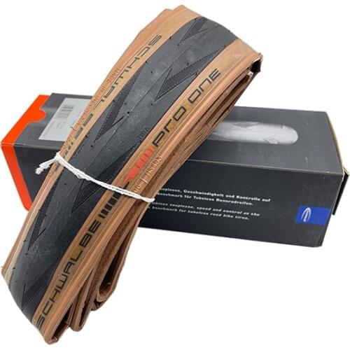 SCHWALBE PRO ONE TLE Road Bike Tires 700×23C/25C/28C/30C Tubeless Foldable Competition Bicycle Skinwall Tires 700C