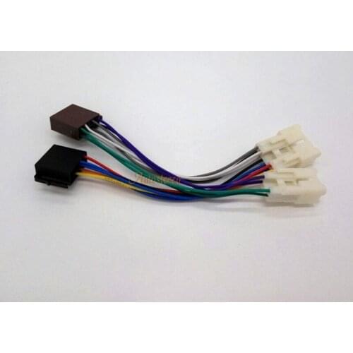 ISO standard Wiring HARNESS Radio Adapter for TOYOTA 1984+ LEXUS 1991+ DAIHATSU 1985+ ZWNAV 12-022