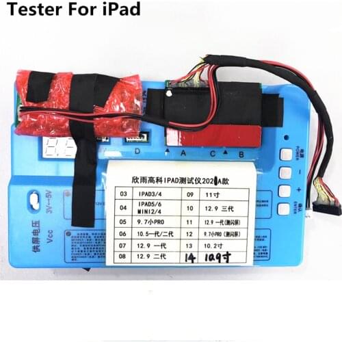 LCD Screen Tester For IPad 3/4/5/mini 2/mini 4/pro 9.7/10.5/10.9/11/12.9 LCD Display Testing Install Repair Refurbish