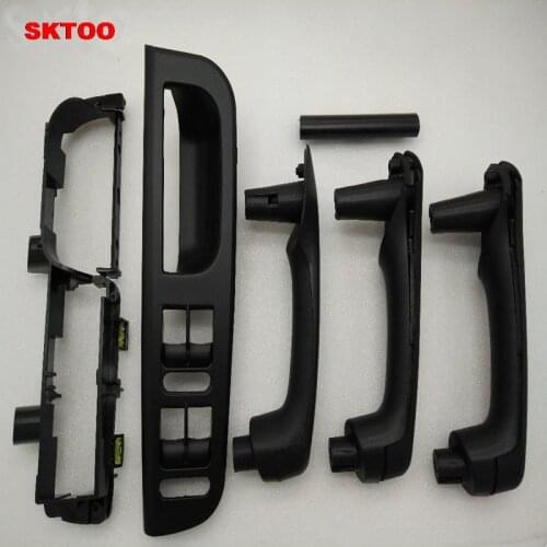 SKTOO 6pcs black For VW Jetta Bora Golf 4 inner door handle / handle interior / inside arm / handle