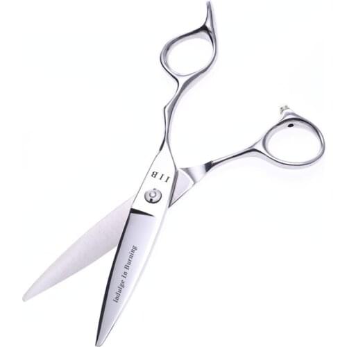 Japan Steel 6.0 Professional Hairdressing Scissors Hair Barber Scissors Set Cutting Shears Scissor Haircut Wide Cutter Head