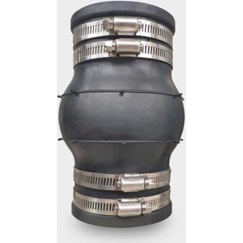 Stainless Steel Clamp Type KXT Flexible Rubber Joint Pipe Rubber Joint Flexible Clamp Connected DN25-DN100