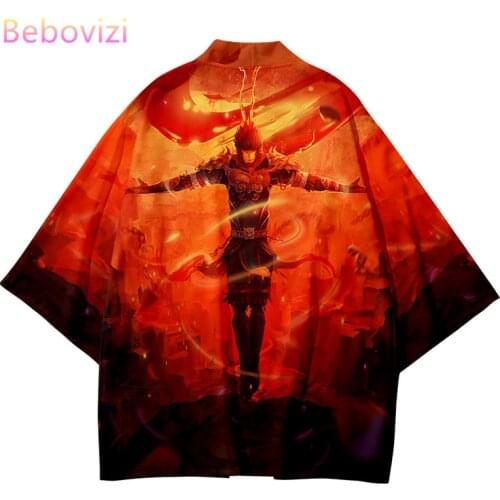 Plus Size xxs-6XL 5XL 4XL 3XL Loose Cardigan Robe Women Men Harajuku Japanese Kimono Cosplay Blouse Tops Haori Yukata Clothing