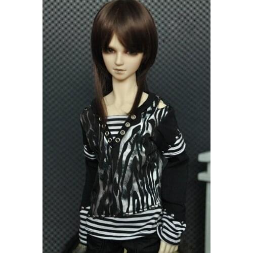 1/4 1/3 BJD clothes Striped long sleeve T-shirt for BJD/SD MSD SD13 SD17 Uncle doll accessories C0088