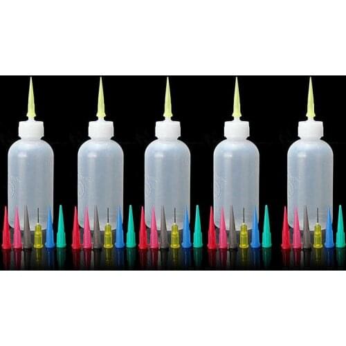 5pcs/Set Jam Painting Squeeze Bottles with 35 Nozzles Cake Decor Baking Pastry 50ML Bottle Drawing Tools Jam Pot Cake Tools