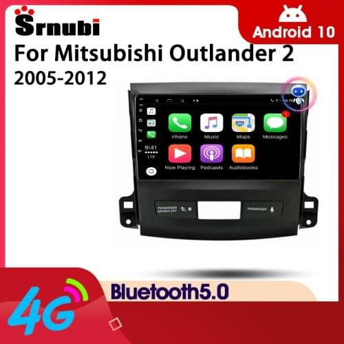 2 Din Android 10 Car Player Stereo Audio Radio for Mitsubishi Outlander 2 2005-2012 Multimedia Video Touch Screen 4G Wifi DVD TV