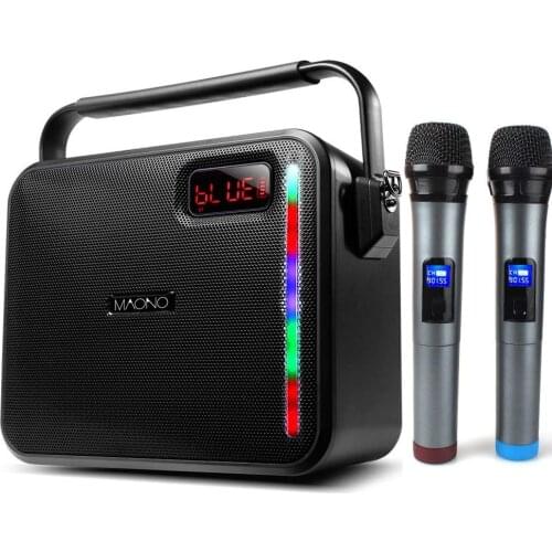 Outdoor Picnic Long Range UHF Wireless Microphone wireless portable microphone and speaker audio amplifier