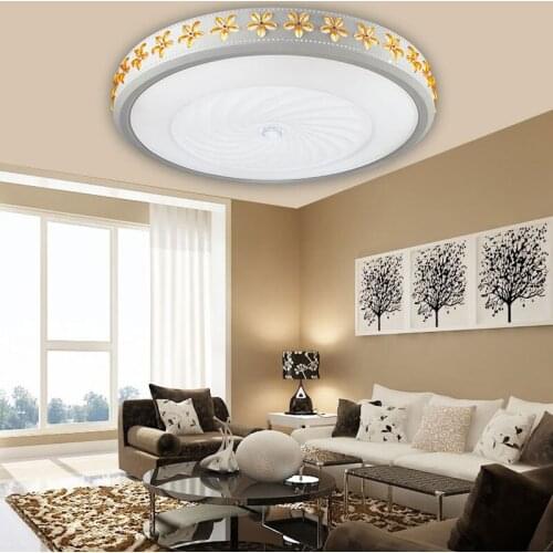Master Ceiling lamp bedroom lamp crystal living room warm romantic dining room electrodeless lamp Ceiling Lights FG81