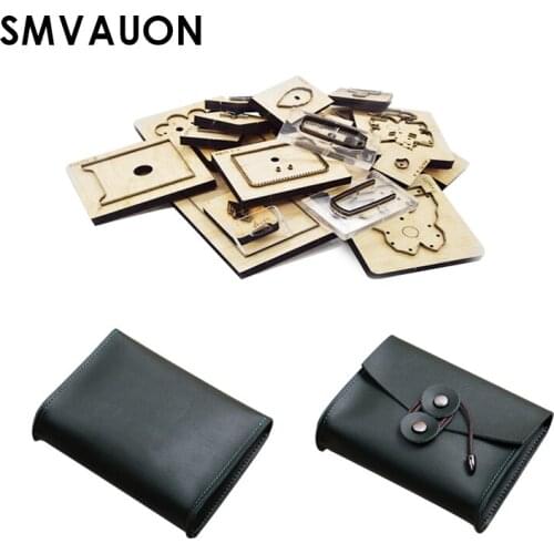 DIY Leather Mobile Hard Drive Bag Power Storage Bag Wood Die Cutting Design Craft Template Suitable For Die Cutting Machines