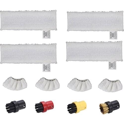 Round Brushes Floor Nozzle Cloths Steam Cleaning Cloth Cover for Karcher Easyfix SC2 SC3 SC4 SC5 Steam Cleaner Spare Parts