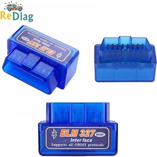 Mini ELM327 Bluetooth V2.1 Interface Auto OBD2 OBDII Diagnostic Tool ELM327 Scanner Works ON Android Torque/PC v 2.1 BT adapter