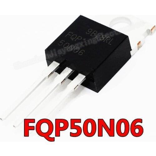 10PCS FQP50N06 TO220 50N06 TO-220 new and original IC Chipset
