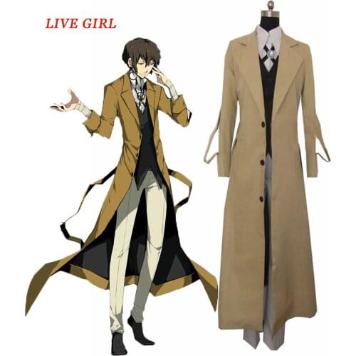 Bungo stray dogs Dazai Osamu Cosplay costume All Size full set