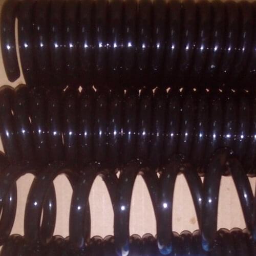 Large coil spring cable wire 3-core 1.5mm2 spiral cable 15awg high-power spiral cable pure copper environmental protection