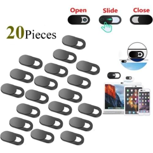 Universal Mobile Phone Privacy Sticker WebCam Cover Shutter Magnet Slider Plastic For iPhone 12 Web Laptop Tablet camera cover