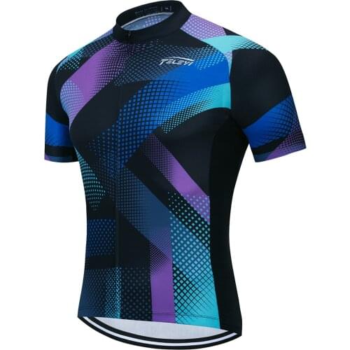 RCC SKY Cycling Jersey Men 2020 Mountain Bike Clothing Anti-UV Racing MTB Bicycle Shirt Uniform Breathable Cycling Clothing Wear
