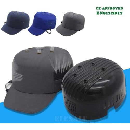 High Quality Work Safety Cap Helmet Baseball Hat Style Bump Cap Protective Hard PP Shell For Home Work Site Head Protection