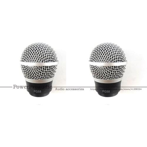 2pcs Replacement Cartridge Capsule Head for Shure RPW110 PG58 Wireless Microphone