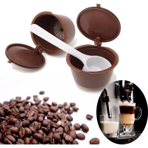 2pcs/pack PracticalDolce Gusto Coffee Capsule Nescafe Dolce Gusto Reusable Coffee Filter Holder Dolce Gusto RefillCoffee Caps