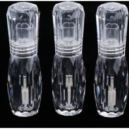 3x 3ml Empty Lip Gloss Tubes Bottles Sample Eyelash Liquid Makeup Container