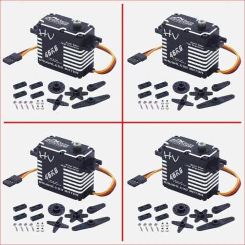 4PCS JX Servo BLS-HV7146MG 46kg Brushless High Precision Steel Gear Full CNC Digital Servo For 1/5 RC Car Truck Helicopter Robot