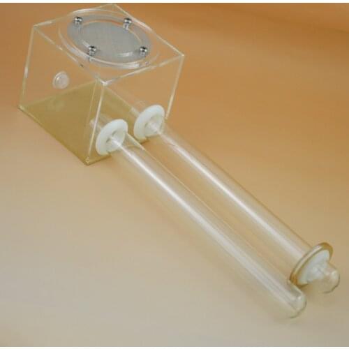 7x7x7cm Two Test Tube Ant Nest Simple Acrylic Nest 18mm Diameter Test Tube Nest Reptile Terrarium