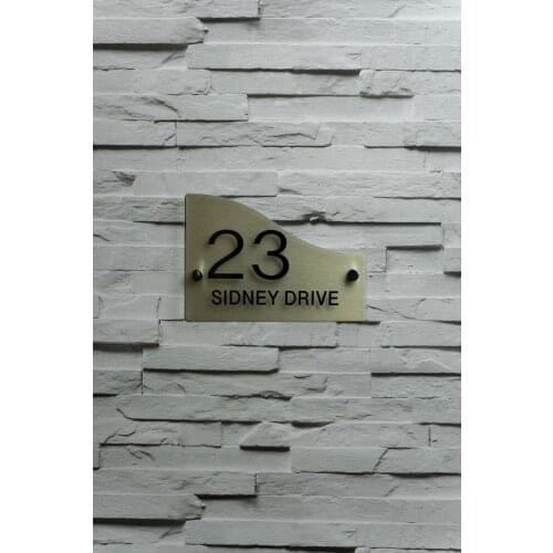 House Door ACRYLIC Signs Plaques Door Numbers Personalised Name Plate wall