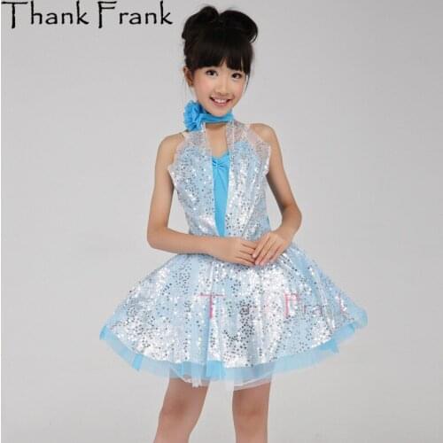 Sleeveless Sequin Professional Ballet Costumes Girls Adult Dance Dress New Design C438