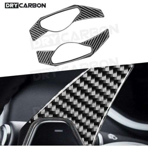 Car Gear Shift Panel Cover Rear Console Decoration Sticker for Jaguar F-PACE 2016-2019 Car Interior Styling Accessories