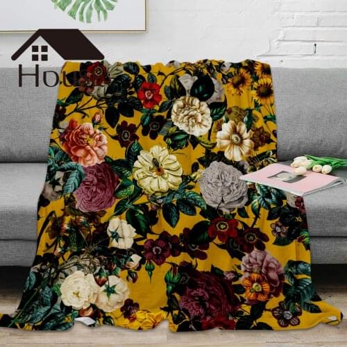 Exotic Garden V Throw Blanket Warm Microfiber Blanket Blankets For Beds Home Decor