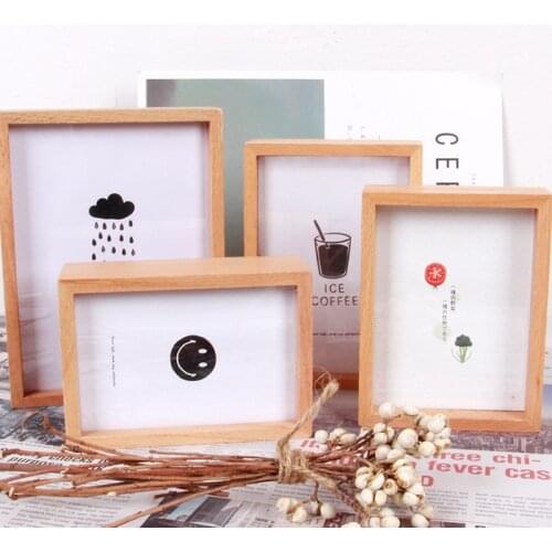 Photo Studio Photo Frame Custom Home Bedroom Living Room Decoration Wooden Photo Frame Decoration Creative European Simple