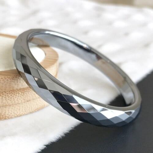 Terahertz Faceted Bracelet Natural Power Stone Shining Mineral Health Blessing Bangles For Men Women Hand Row Fashion Jewelry