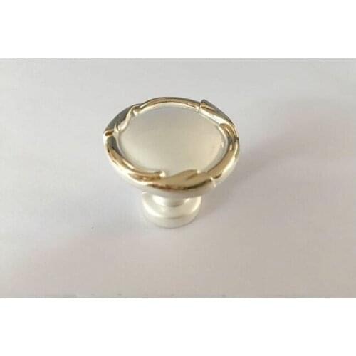 Continental cabinet drawer wardrobe handle single hole round-grain grip Matte Silver Gold handle