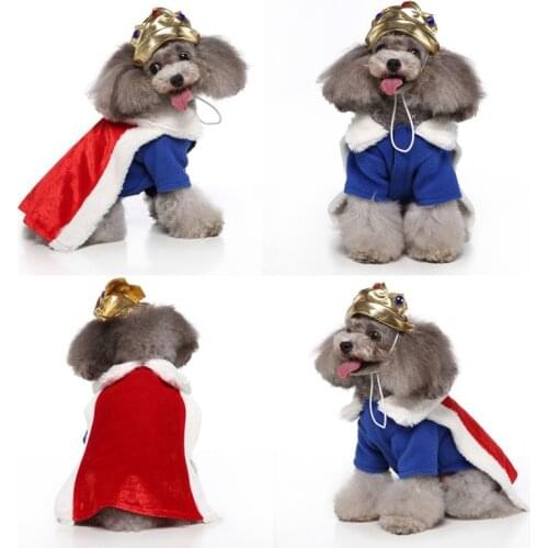 Puppy Halloween Fire Suit Cute Funny Pet Dog Dress Up Clothes Lovely Dogs Hat Home Pets Cosplay Costumes
