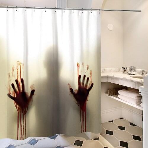 Fashion 3D Digital Printing Women Shadow Shower Curtain with Hooks Sexy Girl Portrait Bathroom Curtains for Home Decorations