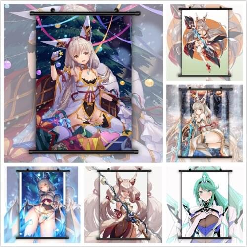 Xenoblade Chronicles 2 Niyah Pneuma Anime manga wall Poster Scroll