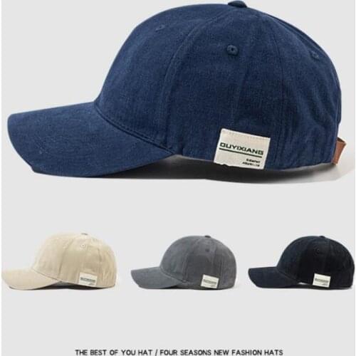 Adjustable Baseball Cap Cotton Soft Top For Women And Men Fashion Hip HopPatch Letter Embroidery Sun Hat