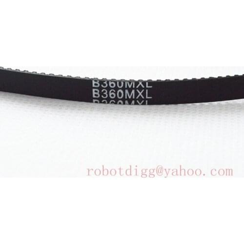 10pcs/lot, MXL Timing Belt, Closed-loop, B360MXL, 6mm width