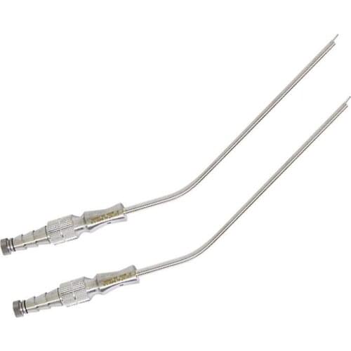 Dental Autoclavable Stainless Steel Saliva Ejector Aspirator Ferguson Frazier Suction Laboratory Tube