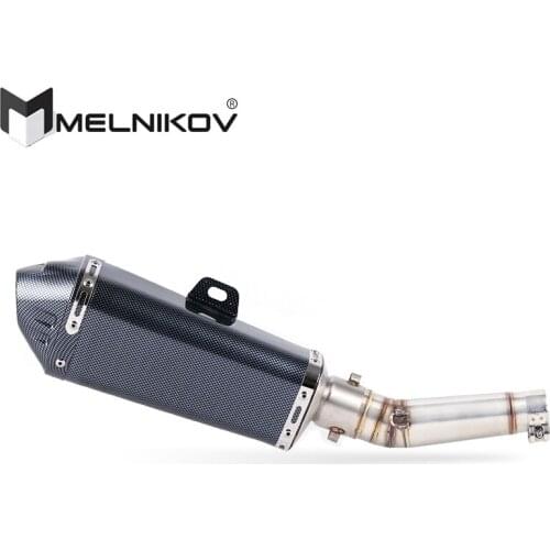 Motorcycle Exhaust Muffler Link Pipe Exhaust Slip On Escape FOR HONDA NC700 NC700S NC700X NC750 NC750X Exhaust