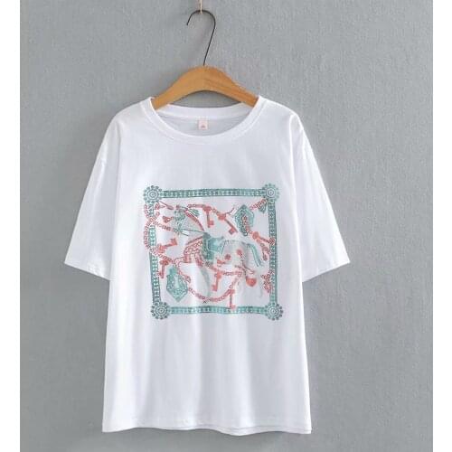 Summer womens tops and blouses plus size T-shirt female 2021 fashion O-Neck short sleeves Diamond womens t-shirt white black