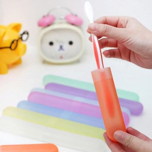 1 Pcs Travel Hiking Camping Portable Toothbrush Dust Cover Protection Accessories Storage Z9P0