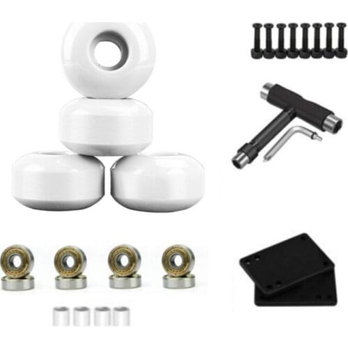 100A Skateboard Longboard Wheels 52x32mm Wheel with Bearing for Longboard Skateboard Wearproof