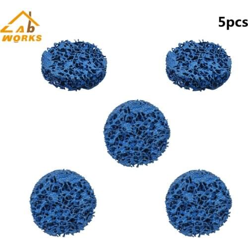 5 Pack 2" Quick Change Roloc Easy Strip & Clean Discs for Paint Rust