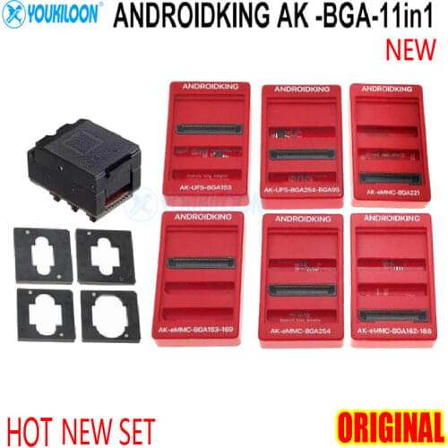 MOORC ICFRIEND AK-BGA eMMC 11in1 Adapter with Z3X Easy Jtag Plus UFI Medusa Pro Adapter for Eaay jtag Plus box ,UFI BOX Medusa p