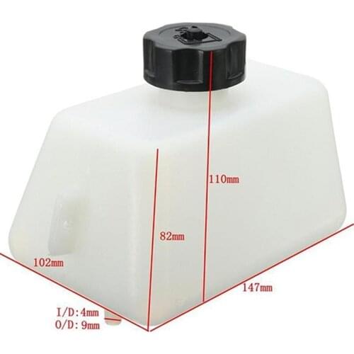 1pc White Plastic Motorcycle Petrol Fuel Tank For Mini Motor Dirt Bike Dirtbike Filter 1L Motorcycles Acc Oil tank oil pot oiler