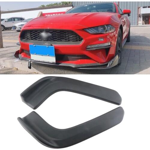 1 Pair Car Front Deflector Spoiler Shovels Car Bumper Spoiler Splitter Diffuser Scratch Resistant Wing Decorative Front Shovel