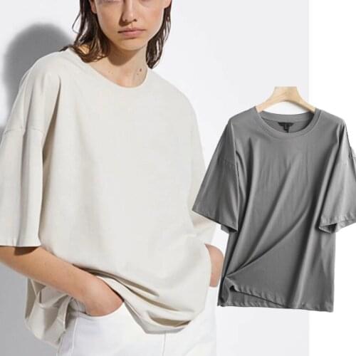 Jenny&Dave T Shirt Women High Street Vintage Oversize Letter Print Harajuku Tshirt Tops Summer Camisetas Verano Mujer 2021