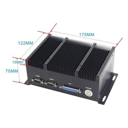HCIPC B102-1 HCS1037A,Intel C1037U,Single chip: Intel NM70,VGA+HDMI,1*DDR3,6*COM,8*USB,DC 12V,2*Giga LAN,2*MINI PCIE&SIM